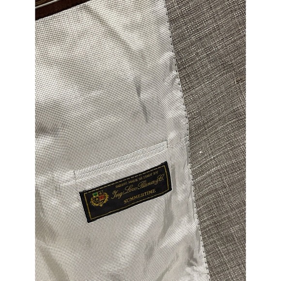 Patrick James Blazer Men 48R Italy Loro Piana Summertime Wool Silk Linen Luxury - Picture 9 of 11